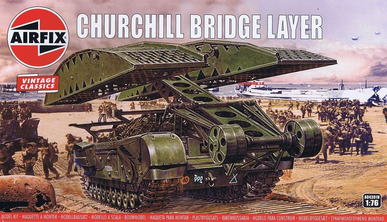 Airfix AF04301V 1/76 Churchill Bridge Layer - VINTAGE