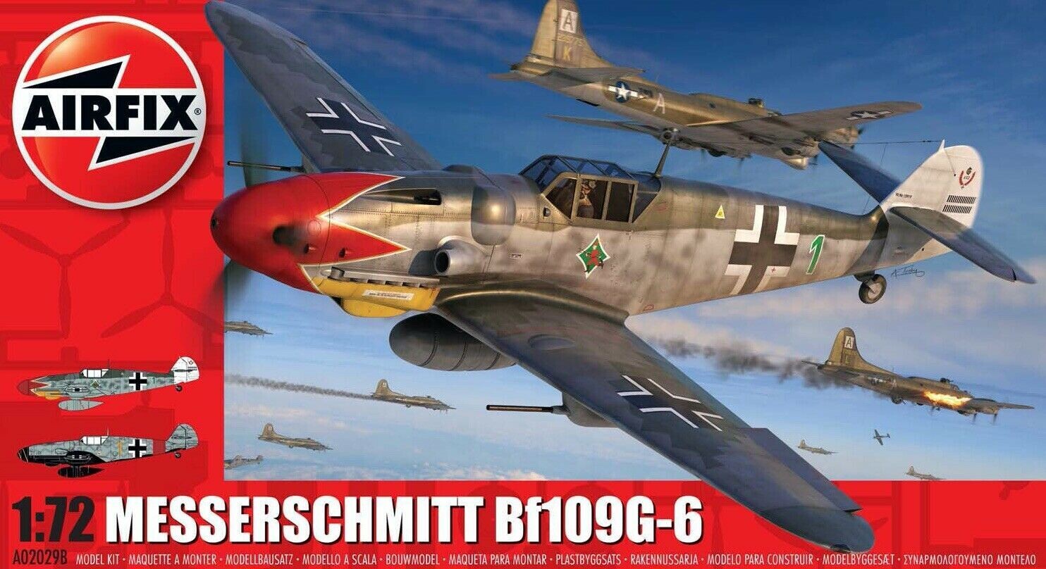 Airfix AF02029B 1/72 Messerschmitt Bf109G-6  "New Decal"