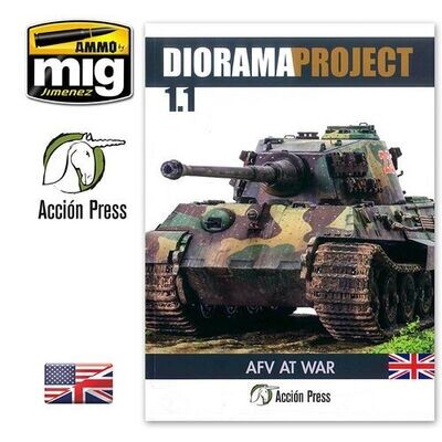 VALLEJO VAL75030 Accion Press Diorama Project 1.1: AFV At War Modeling Guide Book , engl.Text