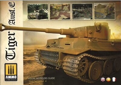 Mig AMIG6024 Tiger , Ausf.E - Visual Modelers Guide , engl./span./franz. Text