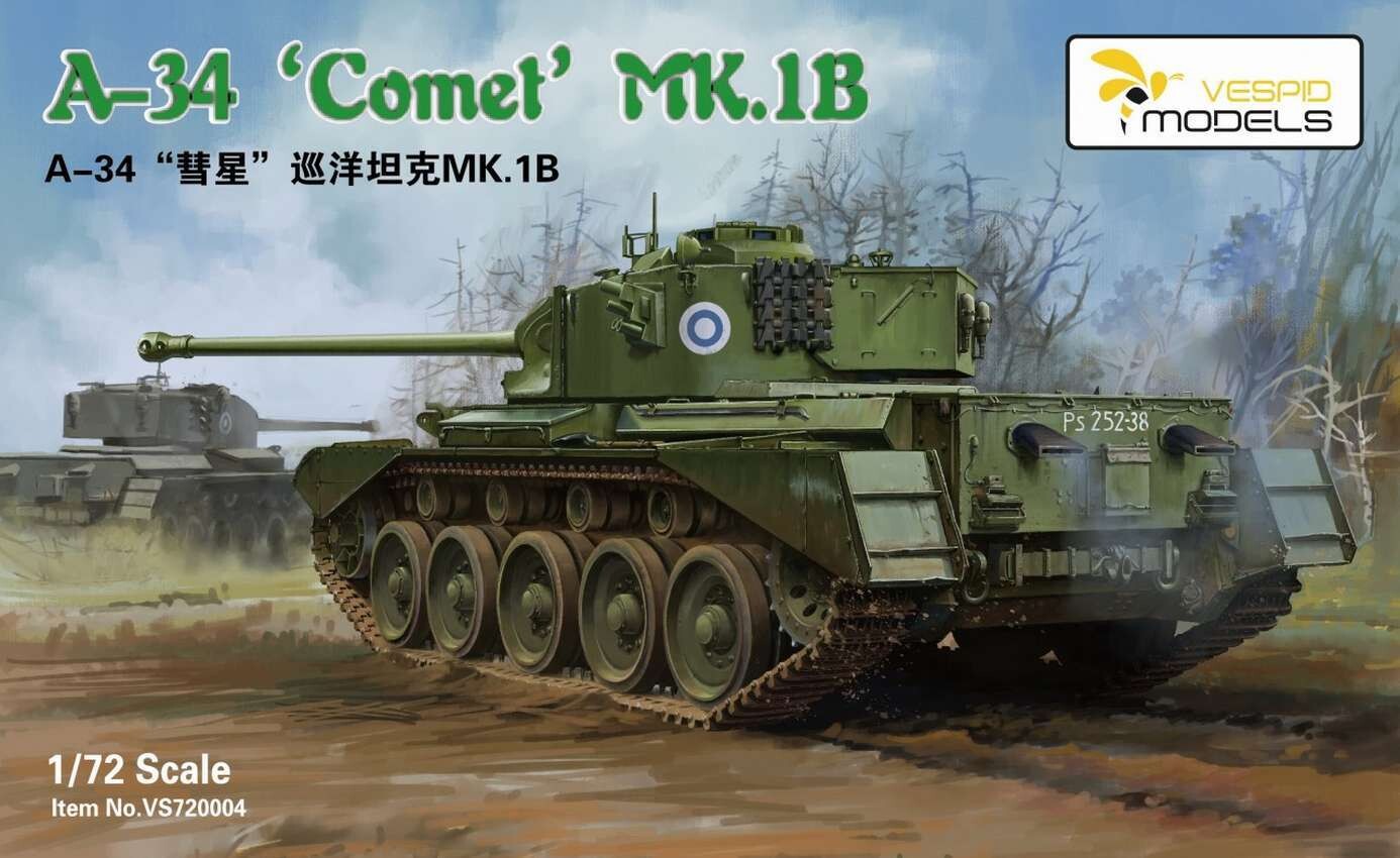 VESPID VS720004 1/72 A-34 Comet Mk 1B