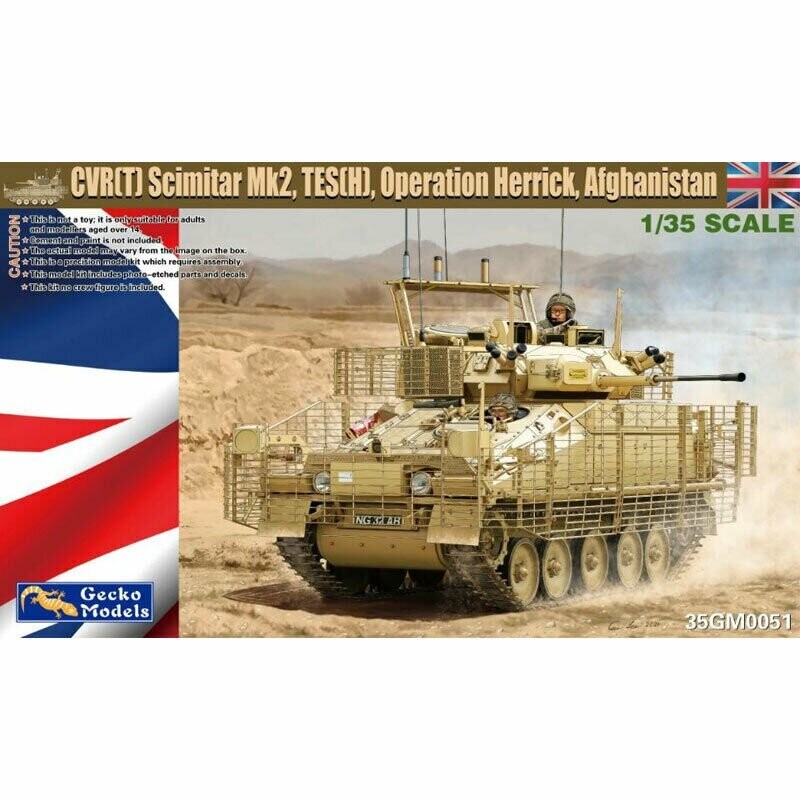 Gecko Models 35GM0051 1/35 British FV107 CVR(T) Scimitar Mk.2,TES(H),Operation 'Herrick' - Afghanistan
