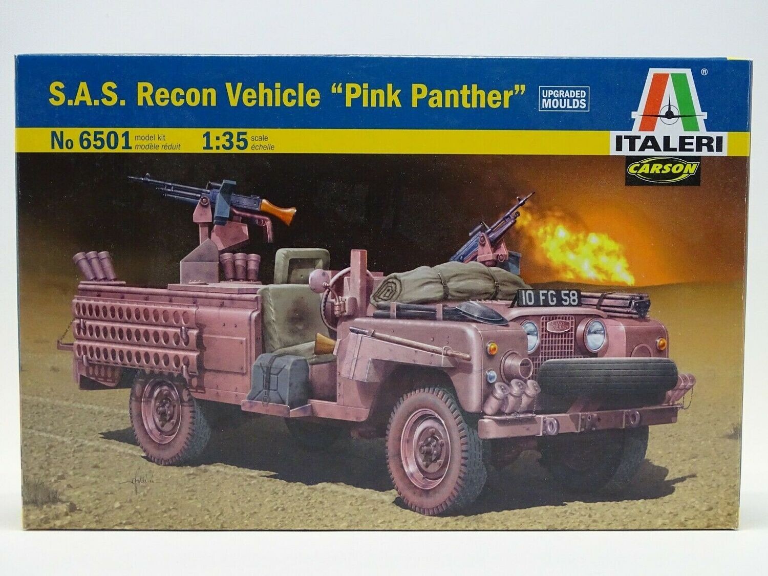 Italeri IT6501 1/35 British SAS Land Rover Recon Vehicle 'Pink Panther'