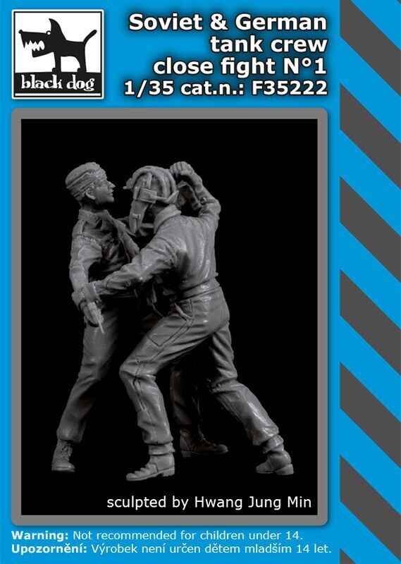 Blackdog BDF35222 1/35 Soviet & German Tank Crew 'Close Fight' , No.1 - ANGEBOT !!