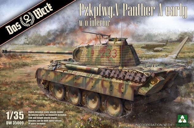 Das Werk DAW35009 1/35 Pz.Kpfwg. V Panther Ausf.A, early