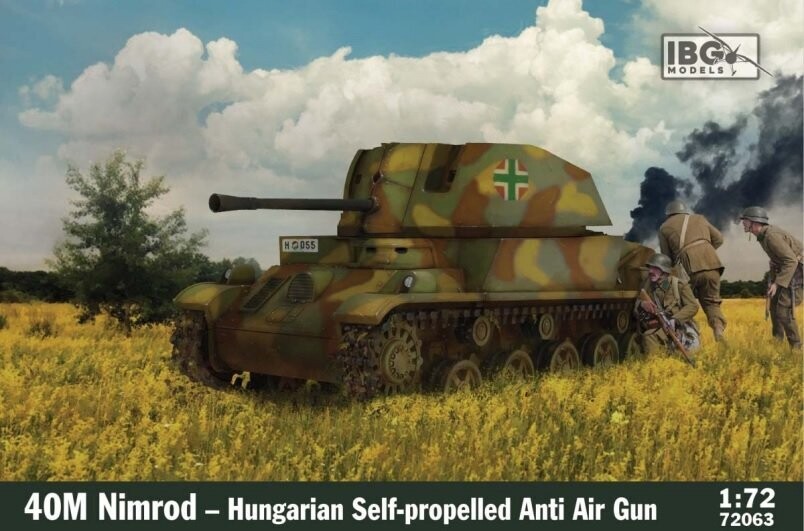 IBG IBG72063 1/72 40M NIMROD HUNGARIAN SELF-PROPELLED ANTI AIR GUN