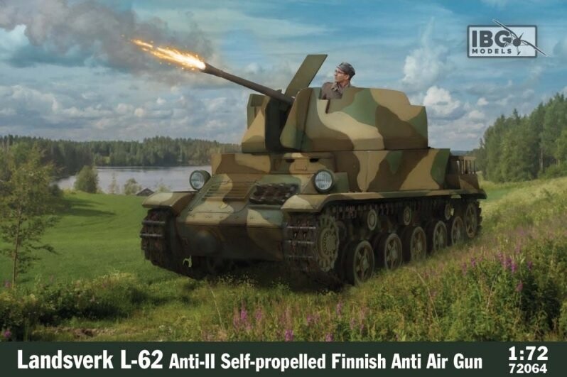 IBG IBG72064 1/72 LANDSVERK L-62 ANTI-II SELF-PROPELLED FINNISH ANTI AIR GUN