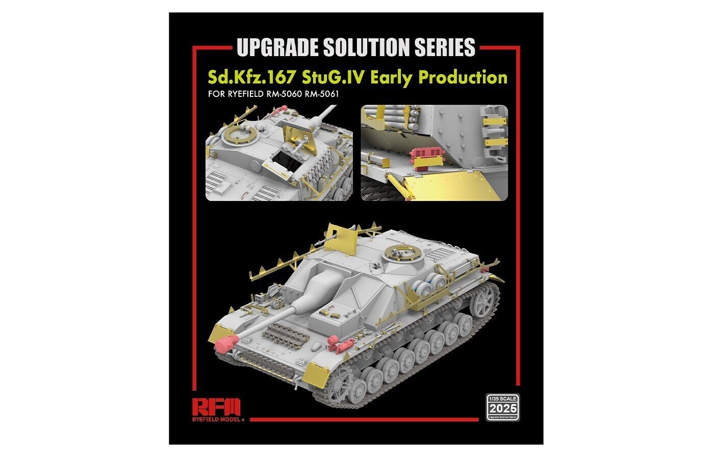 RYEFIELD RM2025 1/35 Upgrade Set for 5060 & 5061 StuG.IV Early Production