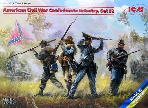 ICM ICM35024 1/35 American Civil War Confederate Inf. , Set #2