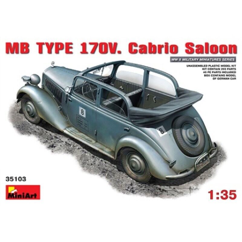 Miniart MA35103 1/35 Mercedes-Benz Typ 170V Cabrio Saloon