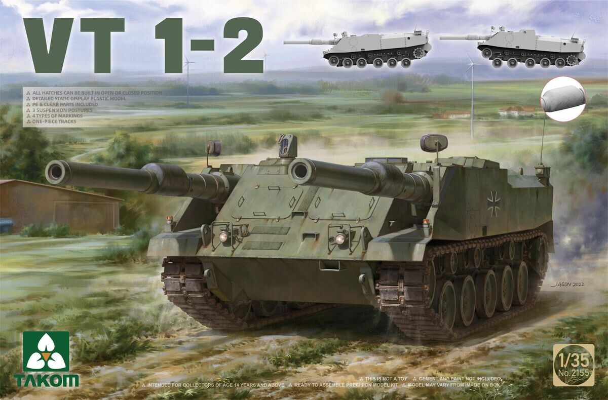 TAKOM TAK2155 1/35 Versuchsträger VT 1-2 TAKOM TAK2155 1/35 Versuchsträger VT 1-2
