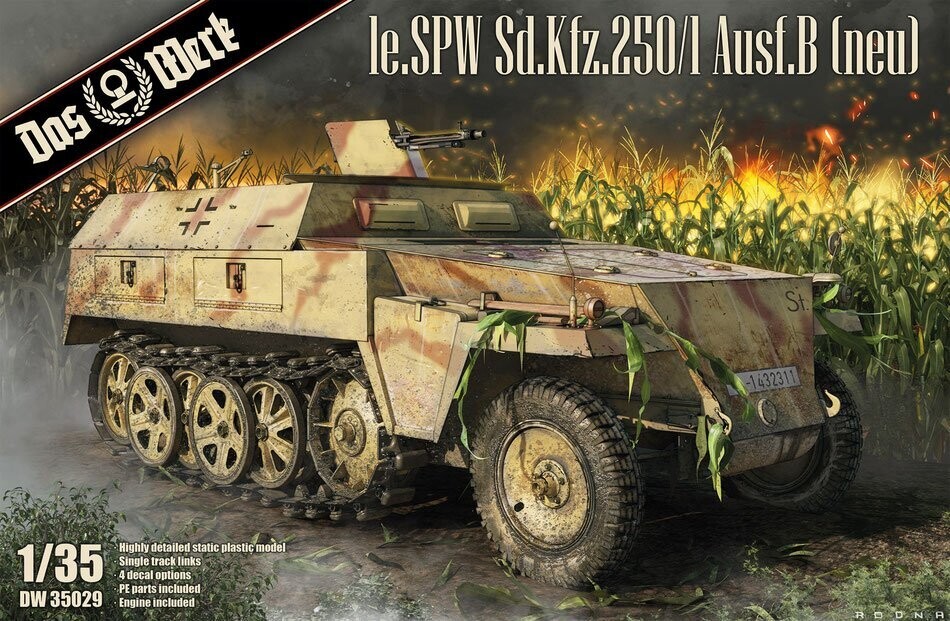 Das Werk DAW35029 1/35 Sd.Kfz.250/1 Ausf.B ( neu )