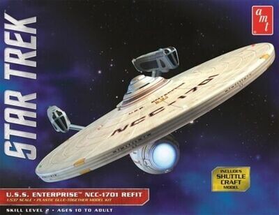 AMT AMT1080 1/537 Star Trek USS Enterprise NCC1701 Refit
