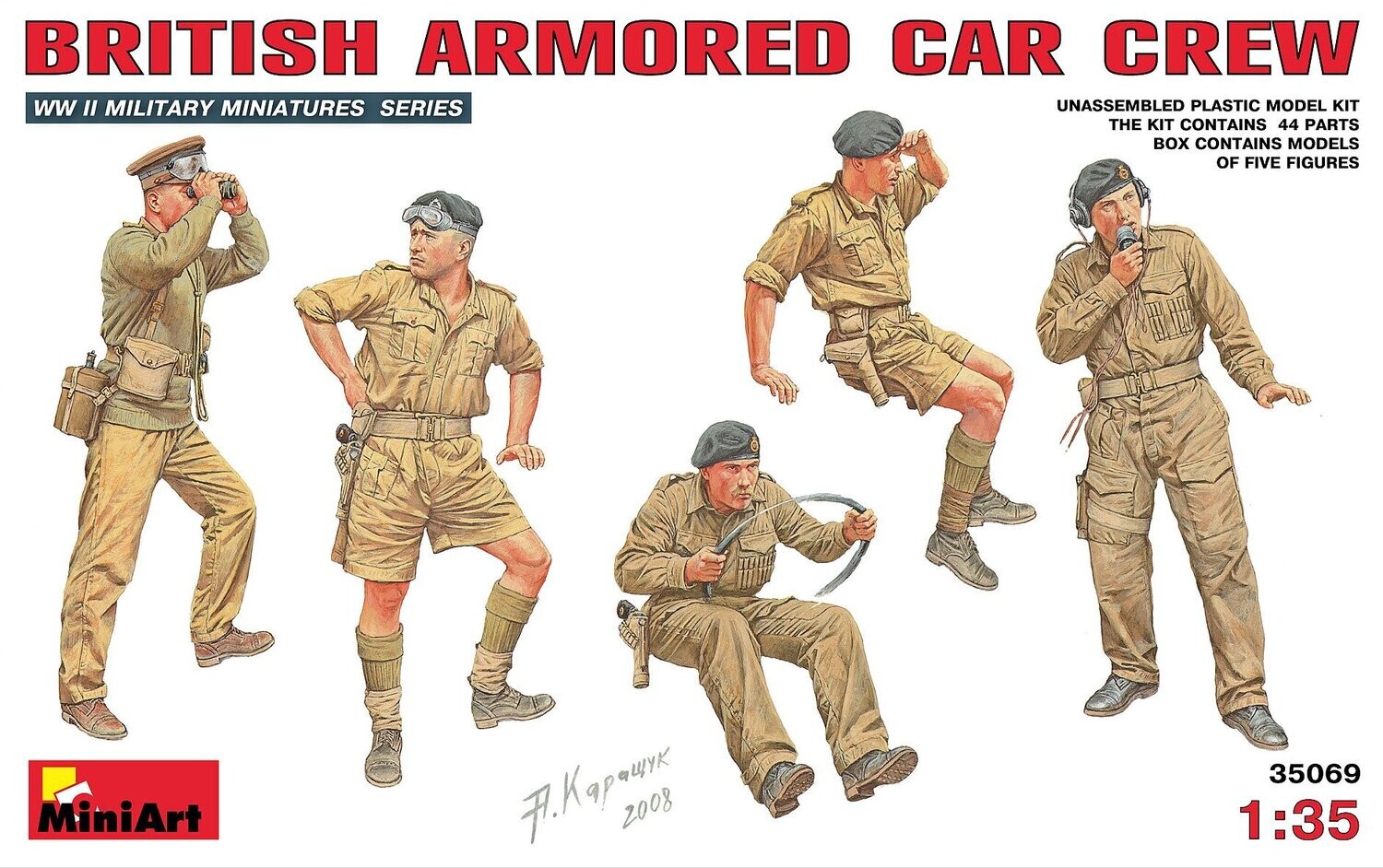 Miniart MA35069 1/35   British Armoured Car Crew