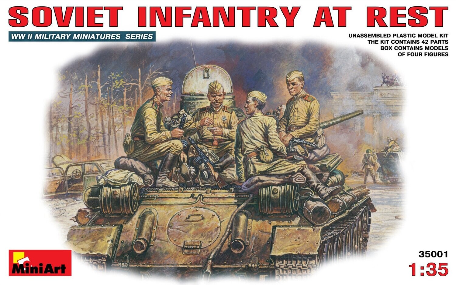 Miniart MA35001 1/35 Soviet Infantry at Rest Miniart MA35001 1/35 Soviet Infantry at Rest