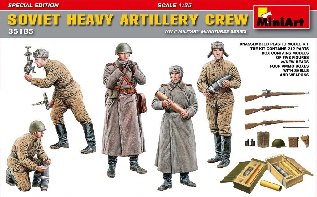 Miniart MA35185 1/35  Soviet Heavy Artillery Crew