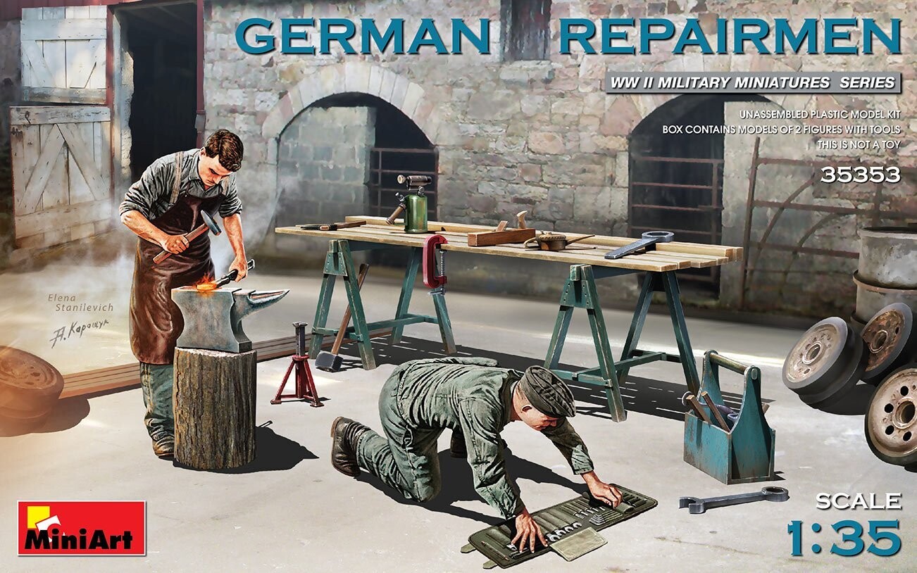 Miniart MA35353 1/35  Germ.Repairmen , WW.II