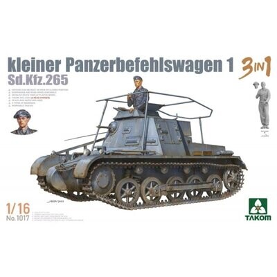 TAKOM TAK1017 1/16 Sd.Kfz.265 - kleiner Panzerbefehlswagen I , 3in1