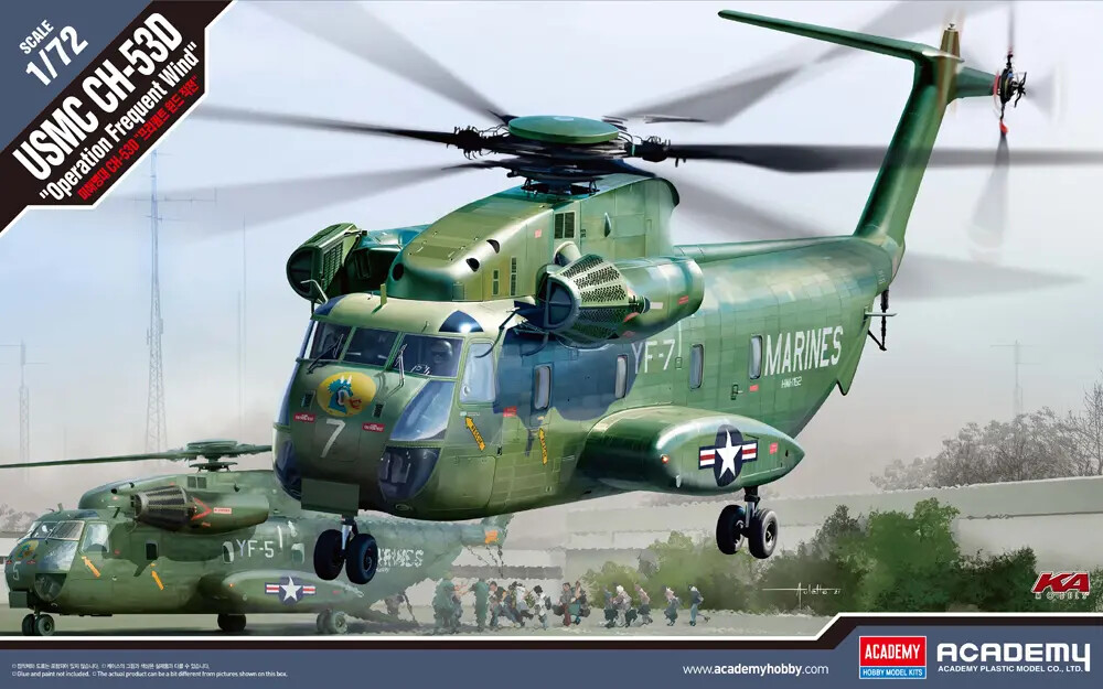Academy 12575 1/72 USMC CH-53D ''Operation Frequent Wind''