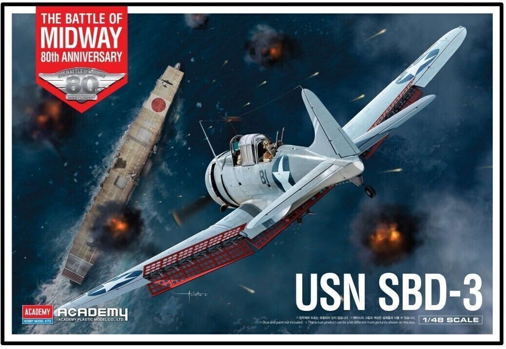 Academy 12345 1/48 USN SBD-3 'The Battle of Midway 80th Anniversary'