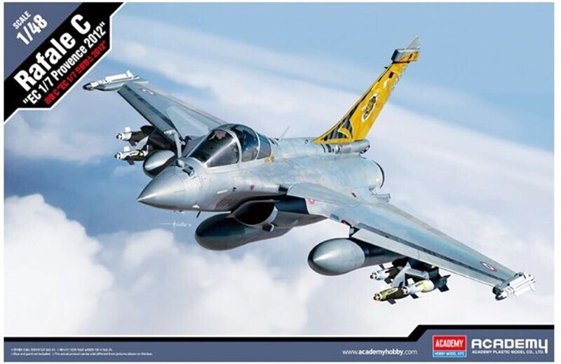 Academy 12346 1/48 Dassault Rafale C `EC 1/7 Provence 2012' Academy 12346 1/48 Dassault Rafale C `EC 1/7 Provence 2012'