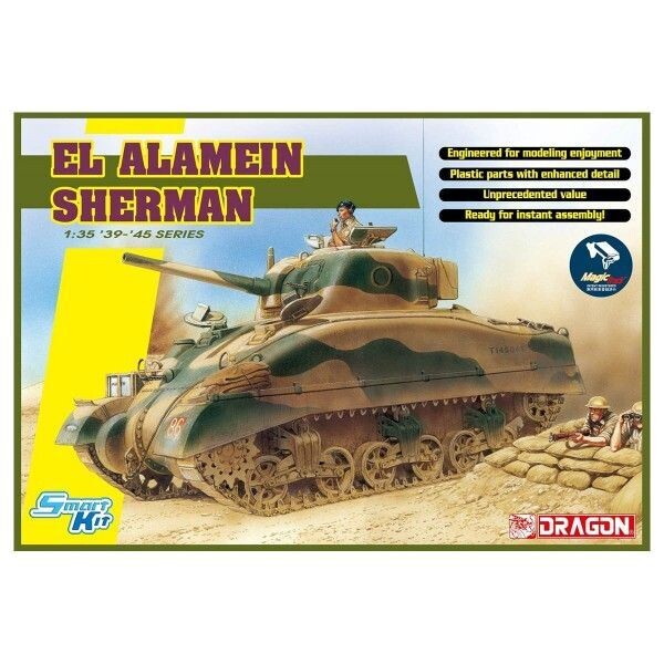 DRAGON DR6617 1/35 EL ALAMEIN Sherman ( w/Magic Tracks )