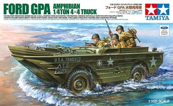 Tamiya TM35336 1/35  U.S. Ford G.P.A. Amphibian Jeep w/ PE Parts