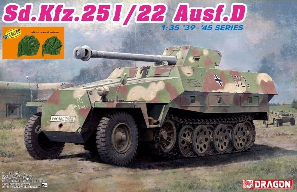 DRAGON DR6963 1/35 Sd.Kfz.251/22 w/7.5cm PaK 40
