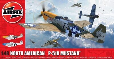 Airfix AF05138 1/48 North American P51-d Mustang (Filletless Tails)