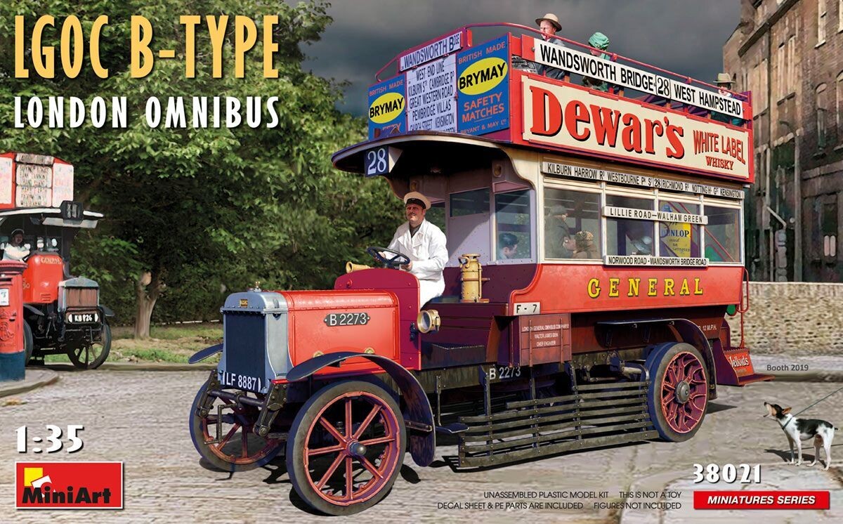 Miniart MA38021 1/35  LGOC B-Type London Omnibus