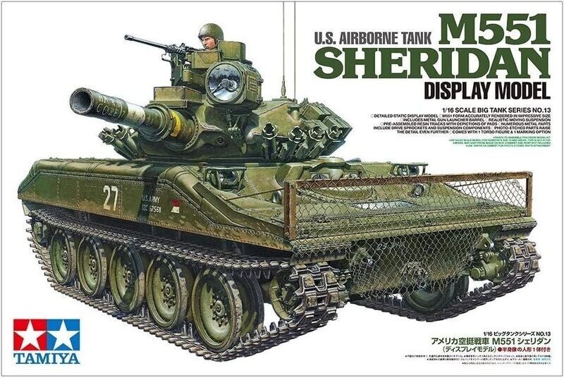 Tamiya TM36213 1/16 M551 Sheridan ( Display Kit ) Tamiya TM36213 1/16 M551 Sheridan ( Display Kit )