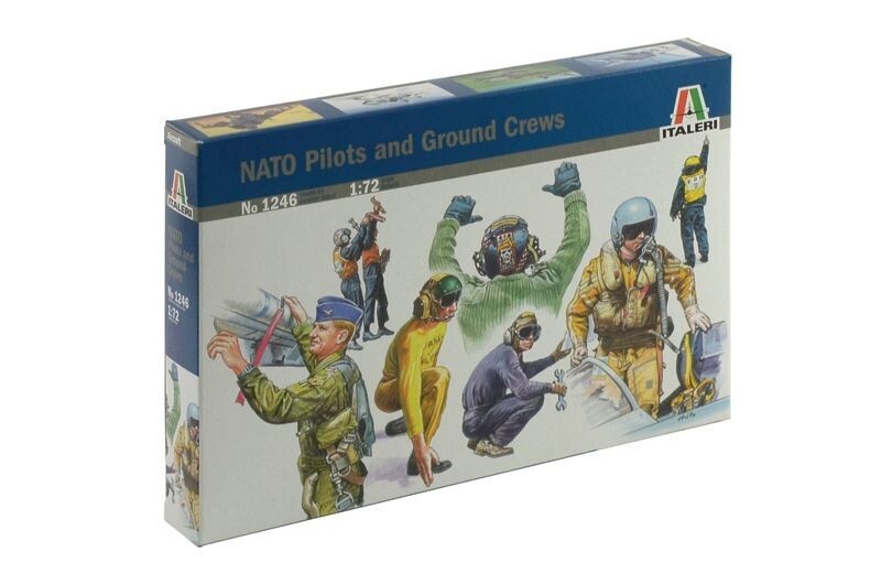 Italeri IT1246 1/72 Nato Pilots and Ground Crew