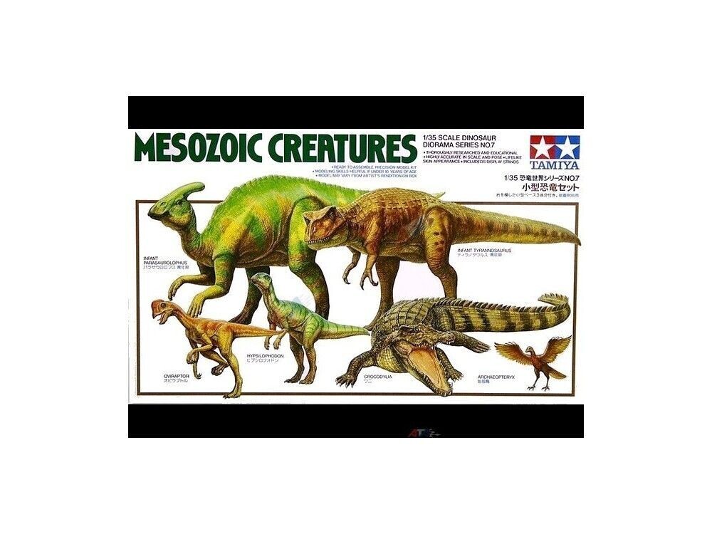 Tamiya TM60107 1/35 Mesozoic Creatures Set