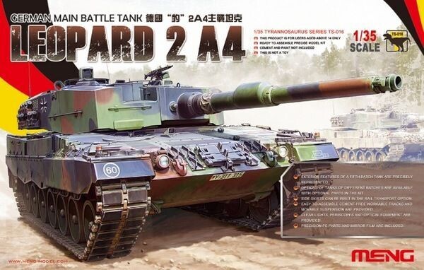 MENG TS016 1/35 German Main Battle Tank Leopard 2 A4