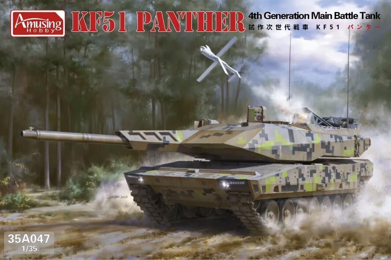 AMUSING HOBBY AH35A047 1/35 KF51 Panther 4th Generation MBT