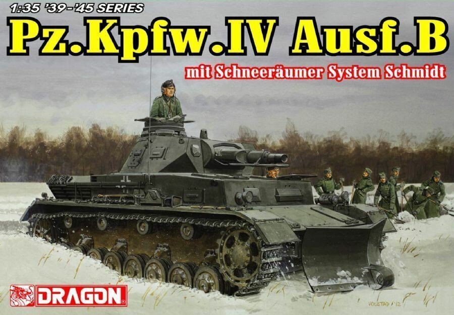 DRAGON DR6764 1/35 Pz.Kpfw.IV Ausf.B mit Schneeräumer System Schmidt