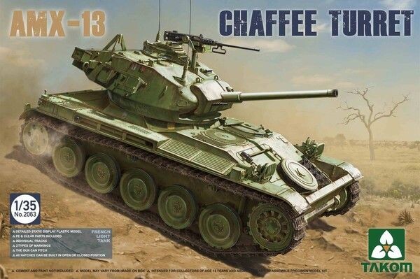 TAKOM TAK2063 1/35  AMX-13 Chaffee Turret
