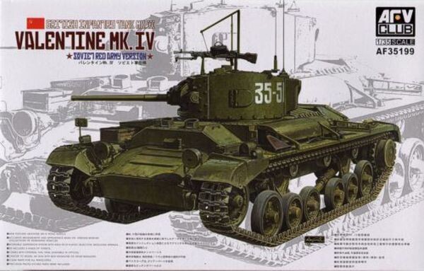 AFV CLUB AFV35199 1/35 Valentine Mk. IV , Soviet Red Army Version