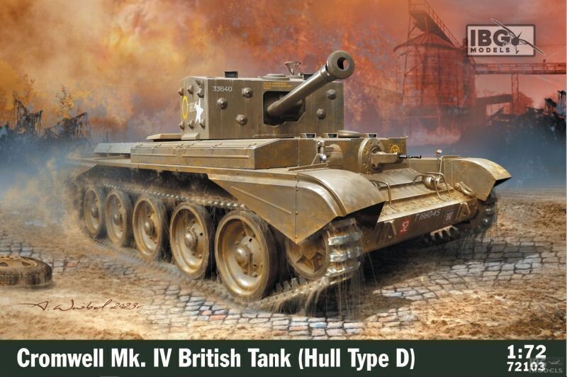IBG IBG72103 1/72 Cromwell Mk.IV British Tank ( Hull Type D )