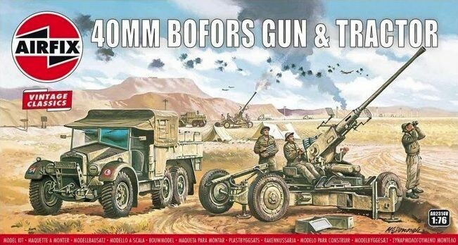 Airfix AF02314V 1/76 Bofors Gun & Tractor