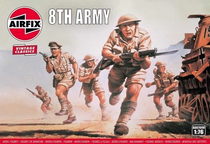 Airfix AF00709V 1/76 WWII British 8th Army  VINTAGE