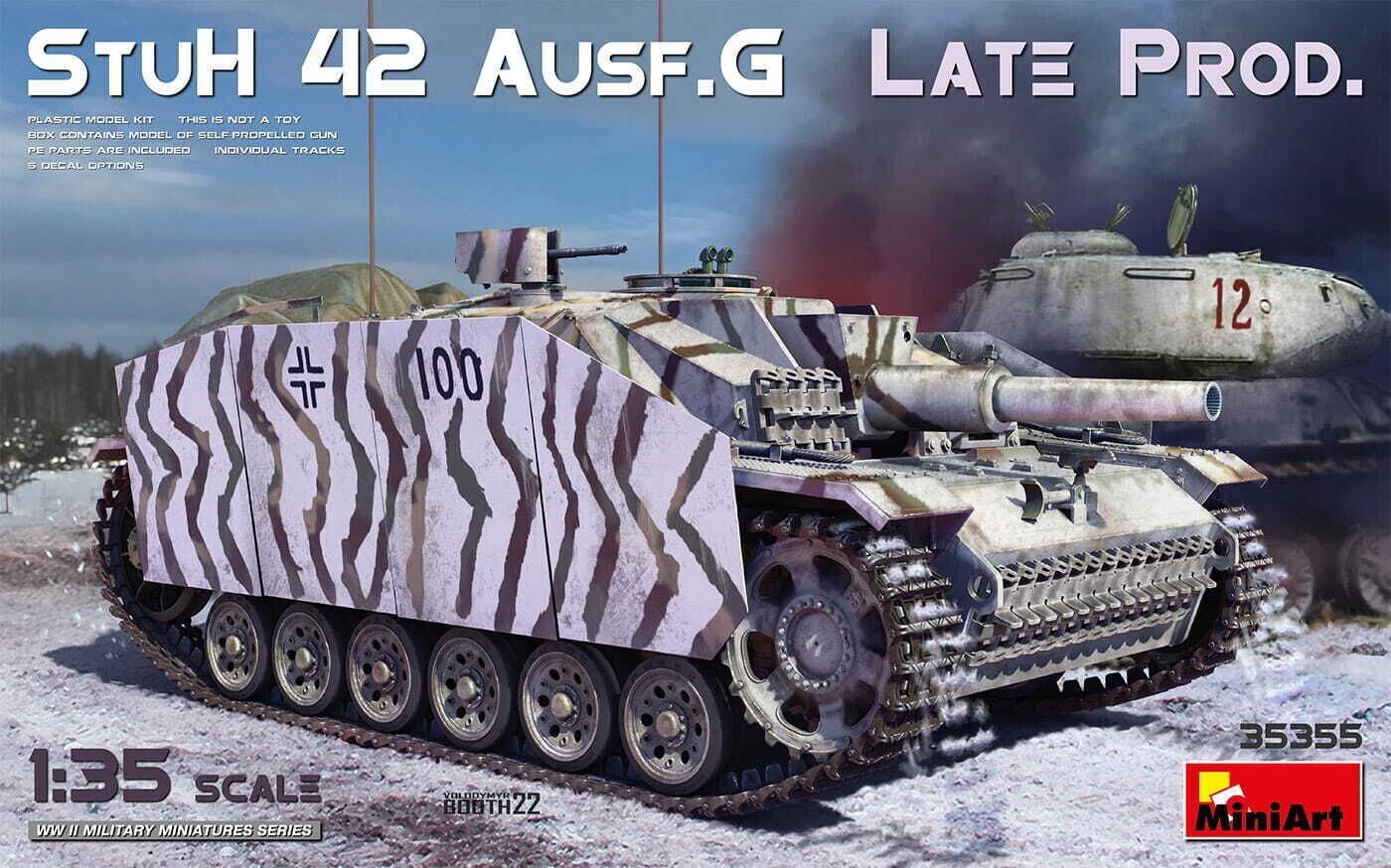 Miniart MA35355 1/35 StuH 42 Ausf. G ,late Prod.