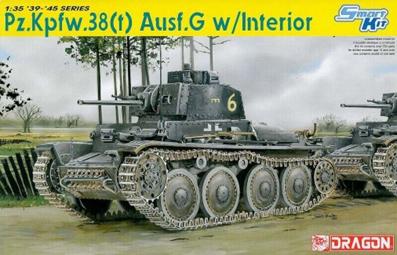 DRAGON DR6290 1/35 Pz.Kpfw.38.(t) Ausf.G w/interior