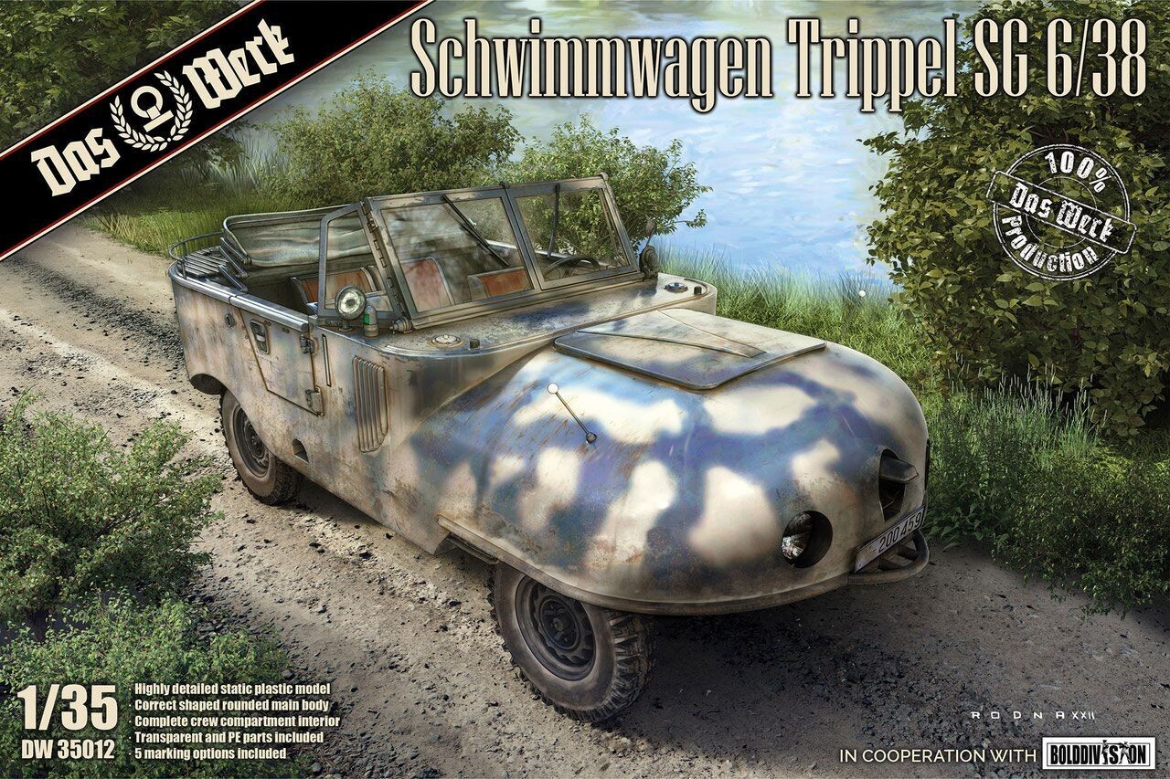 Das Werk DAW35012 1/35 Schwimmwagen Trippel SG 6/38