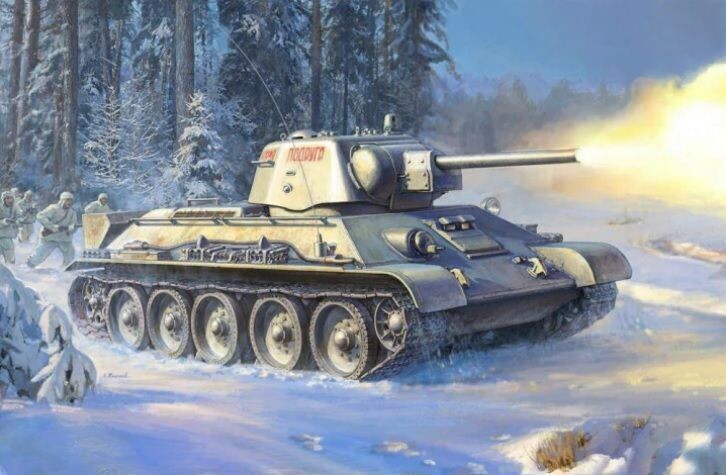 Zvezda ZV3689 1/35 Soviet Medium Tank T-34/76 1943 UZTM