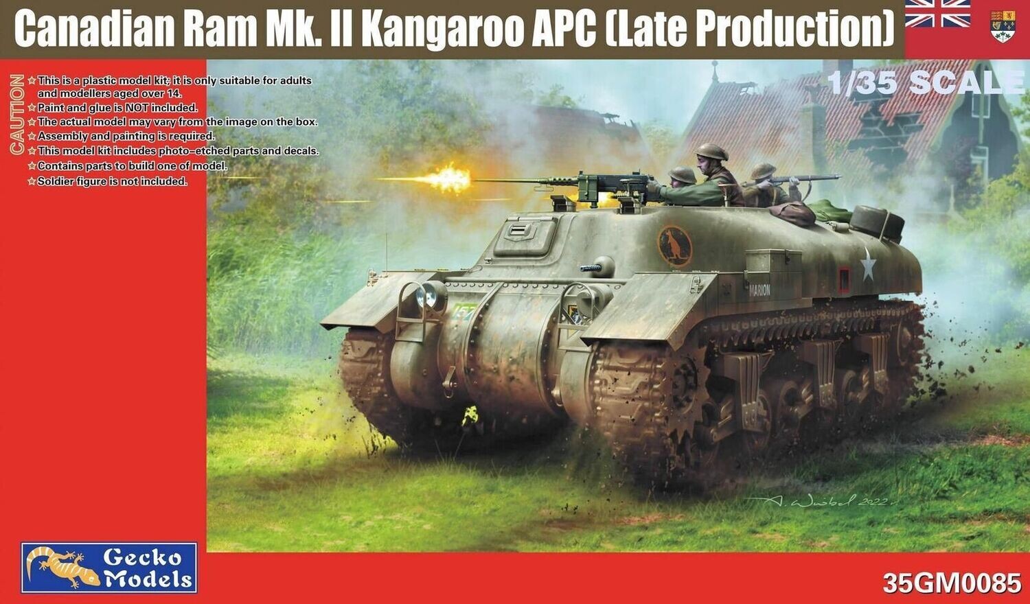Gecko Models 35GM0085 1/35 Canadian Ram Mk II Kangaroo APC ( Late Production )