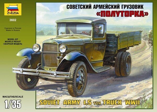 Zvezda ZV3602 1:35 GAZ-AA Soviet Light Truck WWII