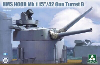 TAKOM TAK5020 1/72 HMS Hood 15"/42 Mk1 Gun Turret B