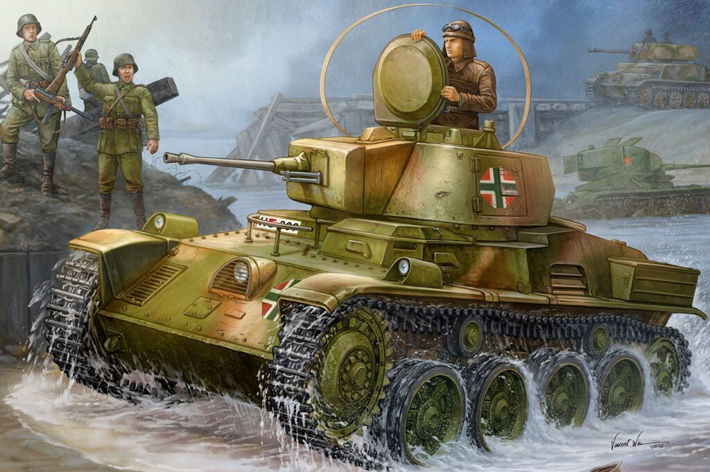 Hobby Boss HB82477 1/35 Hungarian Light Tank 38M Toldi I ( A20 )