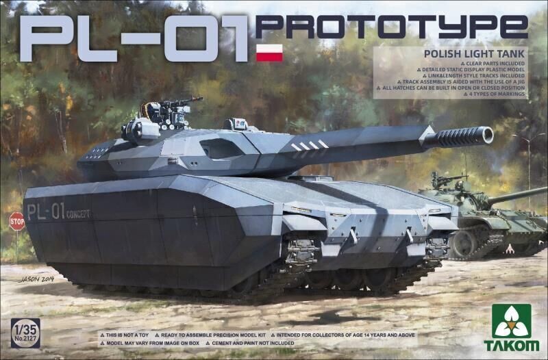 TAKOM TAK2127 1/35  Polish PL-01 Prototype light tank